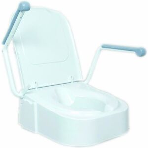 NRS Healthcare Raised Toilet Seat with Arm Rests NRS Healthcare Raised Toilet Seat with Arm Rests