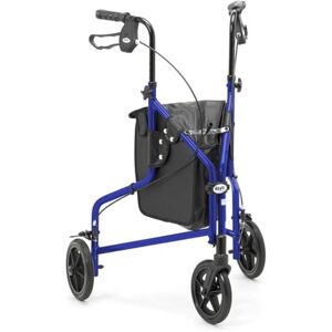 Days Lightweight Tri Wheel Walker Rollator – Aluminium Mobility Walker with Adjustable Height and Brakes – Foldable Walking Frame with Carry Bag – Mobility Aid for Elderly – Blue Days Lightweight Tri Wheel Walker Rollator – Aluminium Mobility Walker with Adjustable Height and Brakes – Foldable Walking Frame with Carry Bag – Mobility Aid for Elderly – Blue