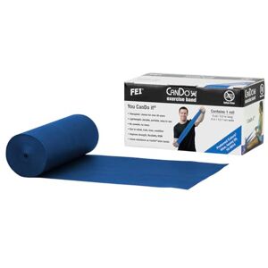 Cando Resistance band LATEX-free / training band / gymnastics band 5.5 m blue (strong) alternative to dumbbells Cando Resistance band LATEX-free / training band / gymnastics band 5.5 m blue (strong) alternative to dumbbells