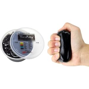 Cando TheraPutty Therapeutic modelling clay 1 lb black (very strong) Cando TheraPutty Therapeutic modelling clay 1 lb black (very strong)