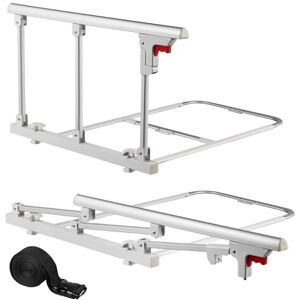 VEVOR Foldable Bed Rail for Elderly, 70 cm Bedside Assist Rail with Fixing Strap, Adjustable Height Pipe Bedside Cane, High-Strength Metal Senior Bed Bar, Hand Guard Grab Fits King, Queen, Full, Twin VEVOR Foldable Bed Rail for Elderly, 70 cm Bedside Assist Rail with Fixing Strap, Adjustable Height Pipe Bedside Cane, High-Strength Metal Senior Bed Bar, Hand Guard Grab Fits King, Queen, Full, Twin
