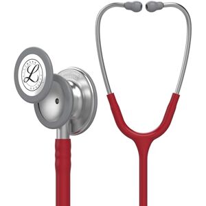 3M 5627 Classic III Stethoscope Stainless Steel Finish Chestpiece, 27 Inch, Burgundy Tube 3M 5627 Classic III Stethoscope Stainless Steel Finish Chestpiece, 27 Inch, Burgundy Tube