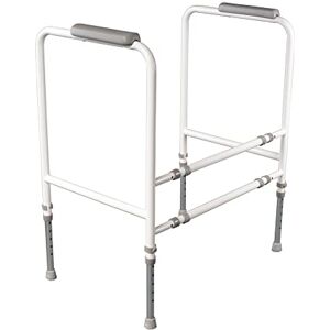 NRS Healthcare Toilet Frame S18993 Height & Width Adjustable NRS Healthcare Toilet Frame S18993 Height & Width Adjustable