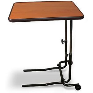 Aidapt Overbed Table Height and Angle Adjustable with Wheels,Lap Top, Eating,Over-Chair,Tilting,Crafting,Darkwood Finish,Easy Adjustment,No Tools Required,Mobility,Elderly,Disabled Aidapt Overbed Table Height and Angle Adjustable with Wheels,Lap Top, Eating,Over-Chair,Tilting,Crafting,Darkwood Finish,Easy Adjustment,No Tools Required,Mobility,Elderly,Disabled