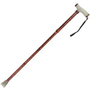 DRIVE DEVILBISS HEALTHCARE Drive Devilbiss Glow and Go Folding Walking Stick with Silicone Grip in Copper DRIVE DEVILBISS HEALTHCARE Drive Devilbiss Glow and Go Folding Walking Stick with Silicone Grip in Copper