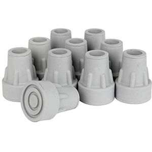 Days Heavy Duty Bell Shaped Ferrule, 16mm (5/8"), Pack of 10, Grey, Walking Stick, Crutch, & Furniture Replacement Rubber Tip, Easy Attach Protection Cup (Eligible for VAT Relief in the UK) Days Heavy Duty Bell Shaped Ferrule, 16mm (5/8"), Pack of 10, Grey, Walking Stick, Crutch, & Furniture Replacement Rubber Tip, Easy Attach Protection Cup (Eligible for VAT Relief in the UK)