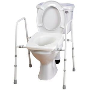 Homecraft Width Adjustable Stirling Toilet Frame (Eligible for VAT Relief in the UK) Height Adjustable Support in the Bathroom, Help Elderly & Disabled Sit & Stand Independently, Prevent Slips & Falls Homecraft Width Adjustable Stirling Toilet Frame (Eligible for VAT Relief in the UK) Height Adjustable Support in the Bathroom, Help Elderly & Disabled Sit & Stand Independently, Prevent Slips & Falls
