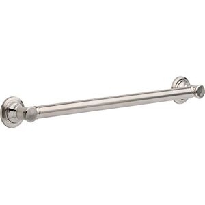 DELTA Faucet 41624-Ss Traditional Grab Bar with Concealed Mounting 24-Inch Stainless DELTA Faucet 41624-Ss Traditional Grab Bar with Concealed Mounting 24-Inch Stainless