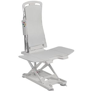 DRIVE DEVILBISS HEALTHCARE Drive Devilbiss Bellavita Lightweight Reclining Bath Lift with White Covers DRIVE DEVILBISS HEALTHCARE Drive Devilbiss Bellavita Lightweight Reclining Bath Lift with White Covers