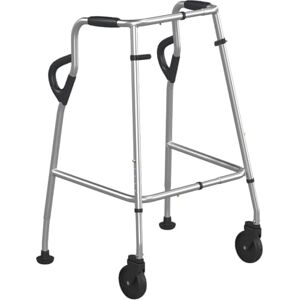 NRS Healthcare Walk Safe® The Most Significant Walking Frame Design Innovation in 70 Years, Doubles Stability When Turning. Adjustable Height & Width Frame by – Medium NRS Healthcare Walk Safe® The Most Significant Walking Frame Design Innovation in 70 Years, Doubles Stability When Turning. Adjustable Height & Width Frame by – Medium