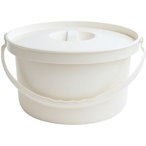 Performance Health Homecraft Fracture Bed Pan with Lid, Easy to use Men and Women Commode for Bedbound, Elderly, Disabled and Handicapped Users, White Colour Performance Health Homecraft Fracture Bed Pan with Lid, Easy to use Men and Women Commode for Bedbound, Elderly, Disabled and Handicapped Users, White Colour