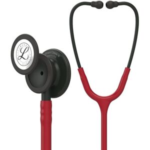 Littmann 3M Classic III Monitoring Stethoscope, Black-Finish Chestpiece, stem and headset, Burgundy Tube, 27 inch, 5868 Littmann 3M Classic III Monitoring Stethoscope, Black-Finish Chestpiece, stem and headset, Burgundy Tube, 27 inch, 5868