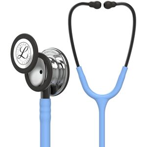 Littmann 3M Classic III Monitoring Stethoscope, Mirror Chestpiece, Ceil Blue Tube, Smoke Stem and Smoke Headset, 27 inch, 5959 Littmann 3M Classic III Monitoring Stethoscope, Mirror Chestpiece, Ceil Blue Tube, Smoke Stem and Smoke Headset, 27 inch, 5959