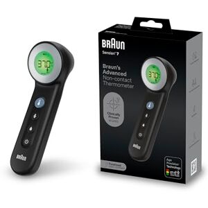 Braun Sensian™ 7 Forehead non-contact thermometer Age Precision® Technology 3-in1 Colour-Coded Digital Display Baby and Child Friendly #1 Brand among doctors¹ BNT400 Braun Sensian™ 7 Forehead non-contact thermometer Age Precision® Technology 3-in1 Colour-Coded Digital Display Baby and Child Friendly #1 Brand among doctors¹ BNT400