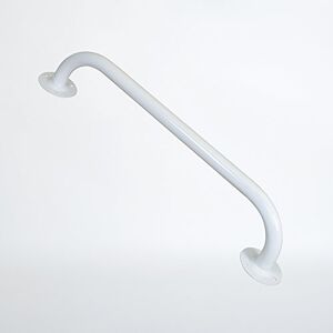 NRS Healthcare Round Flange Steel Grab Rail White NRS Healthcare Round Flange Steel Grab Rail White