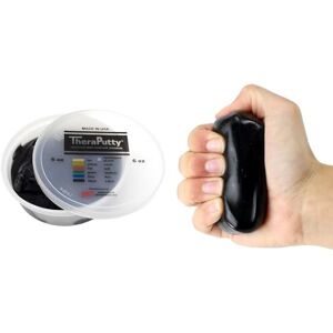 Cando ® TheraPutty Therapeutic modelling clay 6 oz black (very strong) Cando ® TheraPutty Therapeutic modelling clay 6 oz black (very strong)