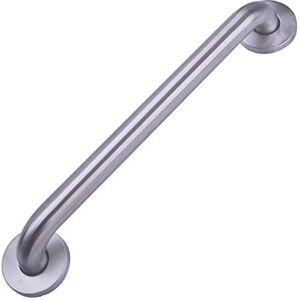 Amazon Basics Sturdy Bathroom Safety Grab Bar, 0.41 m Length, 0.03 m Diameter, Stainless Steel Amazon Basics Sturdy Bathroom Safety Grab Bar, 0.41 m Length, 0.03 m Diameter, Stainless Steel