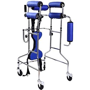 BHANAY Rollator Walker Walker Standing Walk Stand Stand Frame with Seat Wheel Rehabilitation Device Folding Height Adjustable Lower Limb Disabled Skid Stand Yearn for BHANAY Rollator Walker Walker Standing Walk Stand Stand Frame with Seat Wheel Rehabilitation Device Folding Height Adjustable Lower Limb Disabled Skid Stand Yearn for