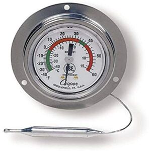 Cooper-Atkins 6812-01-3 Vapor Tension Panel Thermometer with Back Flange, NSF Certified, -40/60°F Temperature Range Cooper-Atkins 6812-01-3 Vapor Tension Panel Thermometer with Back Flange, NSF Certified, -40/60°F Temperature Range