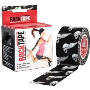 RockTape Unisex 799975713397 kinesiology recovery tapes, Skull, Uncut Roll 5cm Wide UK RockTape Unisex 799975713397 kinesiology recovery tapes, Skull, Uncut Roll 5cm Wide UK