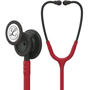 3M Classic III Monitoring Stethoscope, Black-Finish Chestpiece, stem and headset, Burgundy Tube, 27 inch, 5868 3M Classic III Monitoring Stethoscope, Black-Finish Chestpiece, stem and headset, Burgundy Tube, 27 inch, 5868