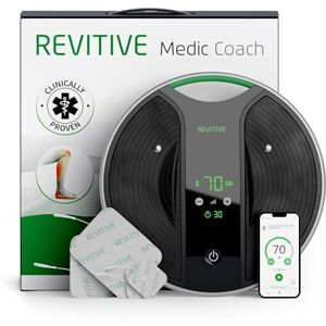 Revitive NEW and IMPROVED Medic Coach Circulation Booster – Maximum, Drug-free Leg & Knee Relief, Now with Targeted Knee Pain Therapy Included Revitive NEW and IMPROVED Medic Coach Circulation Booster – Maximum, Drug-free Leg & Knee Relief, Now with Targeted Knee Pain Therapy Included