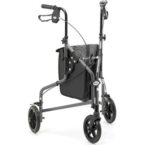 Days Lightweight Tri Wheel Walker Rollator – Aluminium Mobility Walker with Adjustable Height and Brakes – Foldable Walking Frame with Carry Bag – Mobility Aid for Elderly – Quartz Days Lightweight Tri Wheel Walker Rollator – Aluminium Mobility Walker with Adjustable Height and Brakes – Foldable Walking Frame with Carry Bag – Mobility Aid for Elderly – Quartz