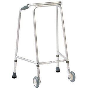 NRS Healthcare Walking Frame (Wheeled) N73259 Adjustable Height Medium (Eligible for VAT relief in the UK) NRS Healthcare Walking Frame (Wheeled) N73259 Adjustable Height Medium (Eligible for VAT relief in the UK)