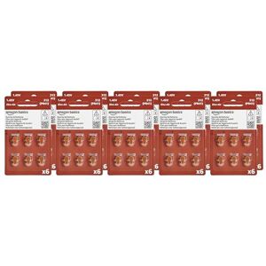 Amazon Basics 60-Pack Hearing Aid Size 312 Zinc-Air Batteries - Batteries Amazon Basics 60-Pack Hearing Aid Size 312 Zinc-Air Batteries - Batteries