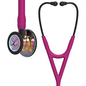 3M Cardiology IV Diagnostic Stethoscope, High Polish Rainbow-Finish Chestpiece, Raspberry Tube, Smoke Stem and Smoke Headset, 27 inch, 6241 3M Cardiology IV Diagnostic Stethoscope, High Polish Rainbow-Finish Chestpiece, Raspberry Tube, Smoke Stem and Smoke Headset, 27 inch, 6241