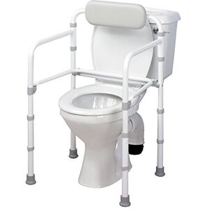 Homecraft Uni-Frame Folding Toilet Rail, Foldaway Toilet Surround, Toilet Grab Bar, Adjustable Height Handrail, Standard Alone Device, Support Aid for Eldery, Handicapped, & Disabled, Safety Aid Homecraft Uni-Frame Folding Toilet Rail, Foldaway Toilet Surround, Toilet Grab Bar, Adjustable Height Handrail, Standard Alone Device, Support Aid for Eldery, Handicapped, & Disabled, Safety Aid