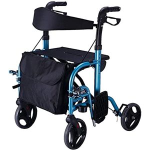 NOALED Rollator Rollator with Seat, Drive Foldable, Heavy Duty Lightweight Quality Aluminum Alloy Used for Seniors Yearn for NOALED Rollator Rollator with Seat, Drive Foldable, Heavy Duty Lightweight Quality Aluminum Alloy Used for Seniors Yearn for