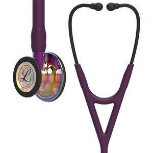 3M Cardiology IV Diagnostic Stethoscope, High Polish Rainbow Finish Chestpiece, Plum Tube, Violet Stem and Black Headset, 27 inch, 6239 3M Cardiology IV Diagnostic Stethoscope, High Polish Rainbow Finish Chestpiece, Plum Tube, Violet Stem and Black Headset, 27 inch, 6239
