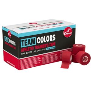 Cramer 750 Zinc Oxide Tape – Athletic Strapping Tape for Ankle, Wrist, and Hand Support – Rigid Sport Tape for Injury Prevention, Compression & Stability – 1.5" x 10yds Red, 32 Rolls Cramer 750 Zinc Oxide Tape – Athletic Strapping Tape for Ankle, Wrist, and Hand Support – Rigid Sport Tape for Injury Prevention, Compression & Stability – 1.5" x 10yds Red, 32 Rolls