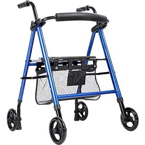 NOALED Rollator Walker with Seat and Wheels, Walking Frame, Lightweight Wheel Rollator,Trolley, Multi-Function Four-Wheeled Walker, Walking Ai Yearn for NOALED Rollator Walker with Seat and Wheels, Walking Frame, Lightweight Wheel Rollator,Trolley, Multi-Function Four-Wheeled Walker, Walking Ai Yearn for