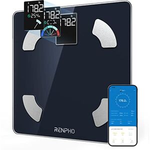 RENPHO Scale for Body Weight and BMI, Large VA Screen Body Fat Scale, Accurate Weighing Scale Digital Bathroom Bluetooth Scale, 13 Body Composition Analyzer with Smart App for Fitness Track, Elis 1 RENPHO Scale for Body Weight and BMI, Large VA Screen Body Fat Scale, Accurate Weighing Scale Digital Bathroom Bluetooth Scale, 13 Body Composition Analyzer with Smart App for Fitness Track, Elis 1