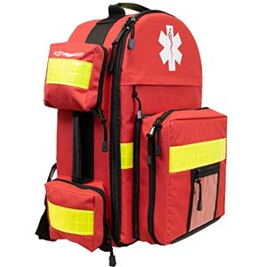 Primacare KP-4183 Trauma Emergency Medical Supplies Tactical Trauma Back Pack Bag for Holding O2 Tank, 17/6/19 inches, Red Primacare KP-4183 Trauma Emergency Medical Supplies Tactical Trauma Back Pack Bag for Holding O2 Tank, 17/6/19 inches, Red