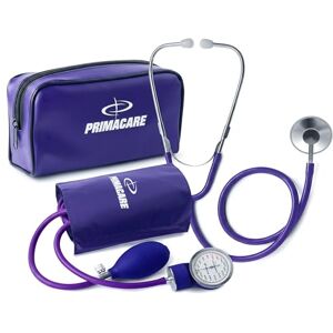 Primacare Medical DS-9197-PU Professional Classic Series Manual Adult Size Blood Pressure Kit, Emergency Bp kit with Stethoscope and Portable Leatherette Case, Nylon Cuff, Purple Primacare Medical DS-9197-PU Professional Classic Series Manual Adult Size Blood Pressure Kit, Emergency Bp kit with Stethoscope and Portable Leatherette Case, Nylon Cuff, Purple