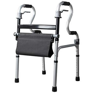 WRRQCVAL Folding Seniors Rollator Walker with Wheels, Lightweight Portable Upright Walker, Step Assist with Seat& Handle, Adjustable Height, Load 180kg (Size : 4 Wheels) Feito na China WRRQCVAL Folding Seniors Rollator Walker with Wheels, Lightweight Portable Upright Walker, Step Assist with Seat& Handle, Adjustable Height, Load 180kg (Size : 4 Wheels) Feito na China