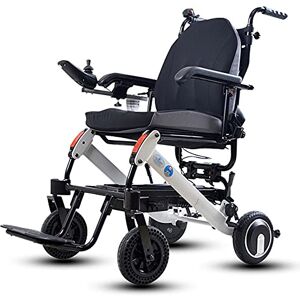 Suuim Adult Folding Electric Wheelchair, 6A Li-Ion Battery, 5W Brushless Motor, Lightweight and Comfortable, Manual/Electric, Dual Control/White / 15×57×98c Suuim Adult Folding Electric Wheelchair, 6A Li-Ion Battery, 5W Brushless Motor, Lightweight and Comfortable, Manual/Electric, Dual Control/White / 15×57×98c