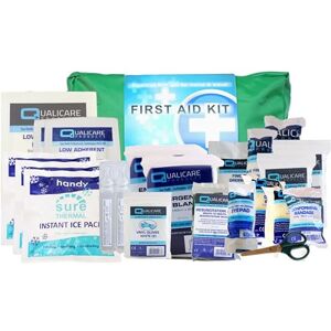 Vivo Technologies 49 Piece Large First Aid Kit for Home & Travel – Compact Emergency Medical Kit with Bandages, Dressings, Ice Packs, Foil Blanket, Gloves & Scissors Vivo Technologies 49 Piece Large First Aid Kit for Home & Travel – Compact Emergency Medical Kit with Bandages, Dressings, Ice Packs, Foil Blanket, Gloves & Scissors