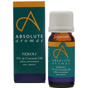 Absolute Aromas Neroli 5% 100% Pure, Natural Neroli Essential Oil diluted to 5% in Coconut Oil, 10 ml Absolute Aromas Neroli 5% 100% Pure, Natural Neroli Essential Oil diluted to 5% in Coconut Oil, 10 ml