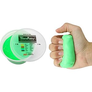Cando TheraPutty Antimicrobial Therapeutic modelling clay 1 lb green (medium) Cando TheraPutty Antimicrobial Therapeutic modelling clay 1 lb green (medium)