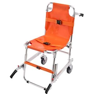 VEVOR EMS Stair Chair, 350 lbs Load Capacity, Foldable Aluminum Emergency Stair Climbing Wheelchair with 2 Wheels, Portable Stair Lift Chair Ambulance Firefighter Evacuation Use for Elderly, Disabled VEVOR EMS Stair Chair, 350 lbs Load Capacity, Foldable Aluminum Emergency Stair Climbing Wheelchair with 2 Wheels, Portable Stair Lift Chair Ambulance Firefighter Evacuation Use for Elderly, Disabled
