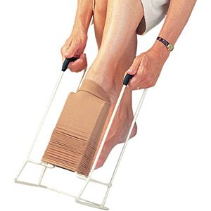 Homecraft Sammons Preston Stocking Donner, Popular Design Features Foam Handles for Easy Grip & Smooth Baked Epoxy Finish for No Snags, Adaptive Dressing Aid Makes Applying Socks & Compression Stockings Simple Homecraft Sammons Preston Stocking Donner, Popular Design Features Foam Handles for Easy Grip & Smooth Baked Epoxy Finish for No Snags, Adaptive Dressing Aid Makes Applying Socks & Compression Stockings Simple