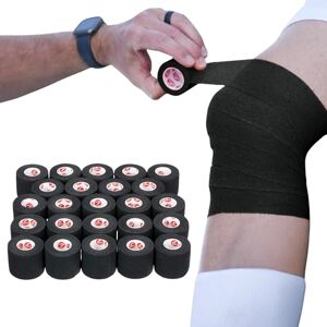 Cramer Eco-Flex Stretch Tape – Self-Adhesive Multi-Purpose Sport Tape for Compression & Support – Easy Tear, Water Resistant Athletic Tape – Black – 3" x 6yds, 16 Rolls Cramer Eco-Flex Stretch Tape – Self-Adhesive Multi-Purpose Sport Tape for Compression & Support – Easy Tear, Water Resistant Athletic Tape – Black – 3" x 6yds, 16 Rolls