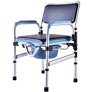 DIIDIIFF Walkers for Seniors Rollator Walker, Toilet Chair Wheelchairs with Commodes Shower Chair Lightweight Folding Aid Easy No Tool Assembly,Commode Chair and Padded Toilet Seat, FoldShower Transport C DIIDIIFF Walkers for Seniors Rollator Walker, Toilet Chair Wheelchairs with Commodes Shower Chair Lightweight Folding Aid Easy No Tool Assembly,Commode Chair and Padded Toilet Seat, FoldShower Transport C
