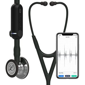 3M CORE Digital Stethoscope, Mirror Chestpiece, Black Tube, Stem and Headset, 69 cm, 8869 3M CORE Digital Stethoscope, Mirror Chestpiece, Black Tube, Stem and Headset, 69 cm, 8869