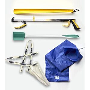 The Helping Hand Company Deluxe Hip Kit/Post Surgery Kit. Knee and Hip Replacement Recovery Kit. Classic Pro Grabber, Soxon Sock Aid, Shoe Horn, Long Handled Sponge The Helping Hand Company Deluxe Hip Kit/Post Surgery Kit. Knee and Hip Replacement Recovery Kit. Classic Pro Grabber, Soxon Sock Aid, Shoe Horn, Long Handled Sponge