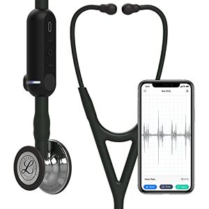 Littmann 3M CORE Digital Stethoscope, Mirror Chestpiece, Black Tube, Stem and Headset, 69 cm, 8869 Littmann 3M CORE Digital Stethoscope, Mirror Chestpiece, Black Tube, Stem and Headset, 69 cm, 8869
